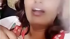 Swathi naidu having Hookah for first time