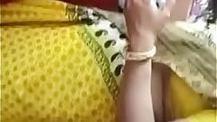 Big ass indian in yellow Saree