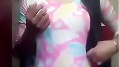 Indian girlfriend undressing part 1