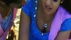 Nayantara Very hot Boobs Showing Boobs Pressing