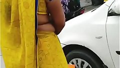 TRADITIONAL CURVY GUJARATI BHABHI HIP FOLD IN SAREE 5