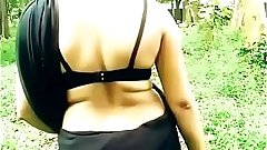 FUCKING BHABHI CURVY HIP SHAKE AND OPEN BACK IN BLACK SAREE