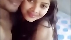 Indian lover Kissing and Boob sucking and Gf Give Nyc Blowjob