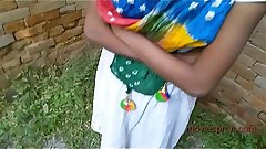 Outdoor teen girl Puja Gupta fucking