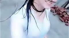 Hot Bangla Big Boobs in rain